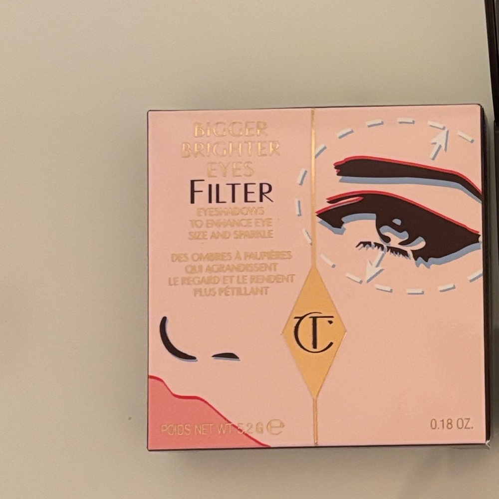 Two Charlotte Tilbury exagger eyes Eyes Filter Eyeshadow Palette ‘s one is new